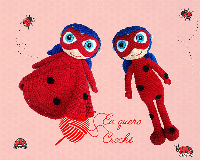 Ladybug Doll and Lovey (Boneca e Manta)