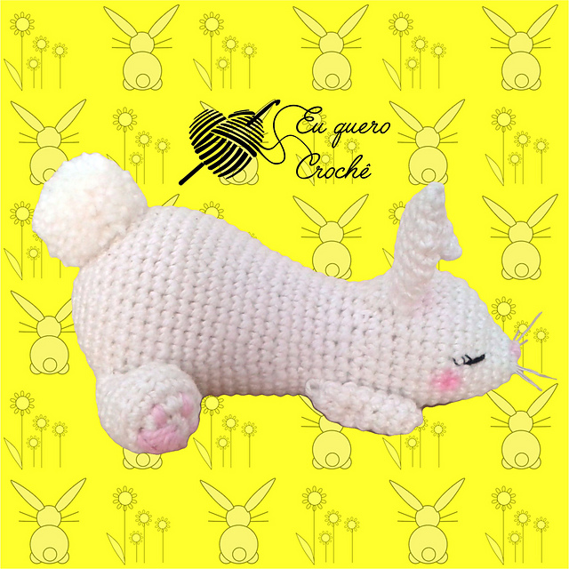 Sleeping baby bunny (Bebê Coelho dormindo)