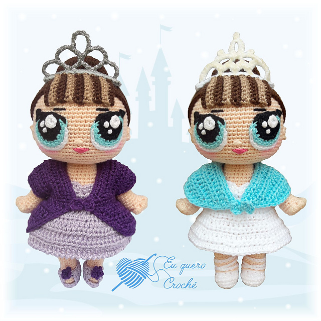 LOLA doll's CLOTHES: Princess (Roupas Princesa)