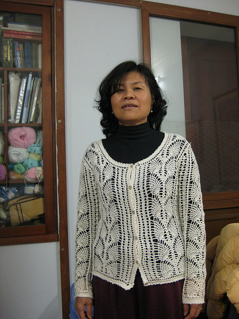 No.19 Pineapple cardigan