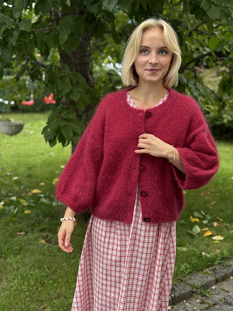 Pionmohair cardigan