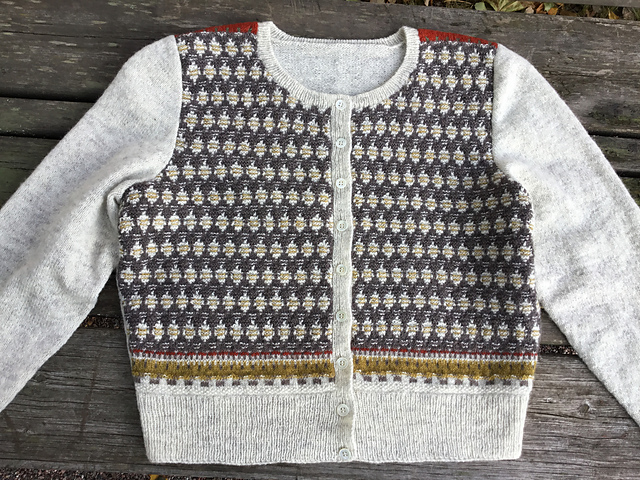Den Spräckliga Cardigan or Pullover
