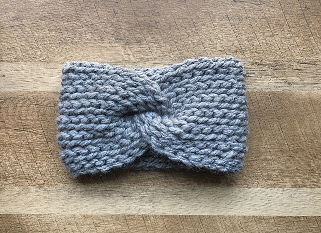 Ravelry: Not Knit Ear Warmer pattern by Eva Pack