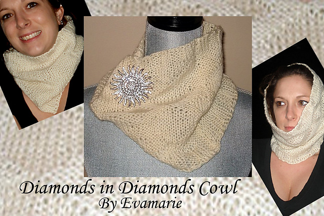 Diamonds in Diamonds Reversible Cowl