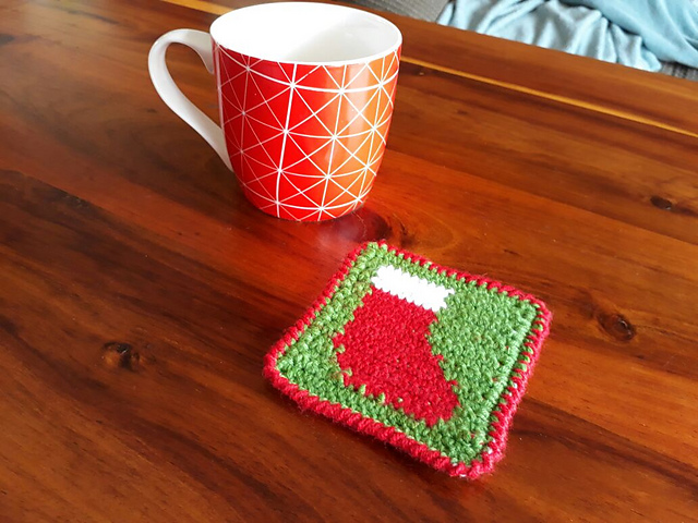 Christmas Stocking Coaster