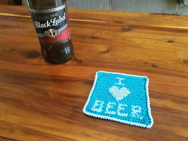 I Love Beer Coaster