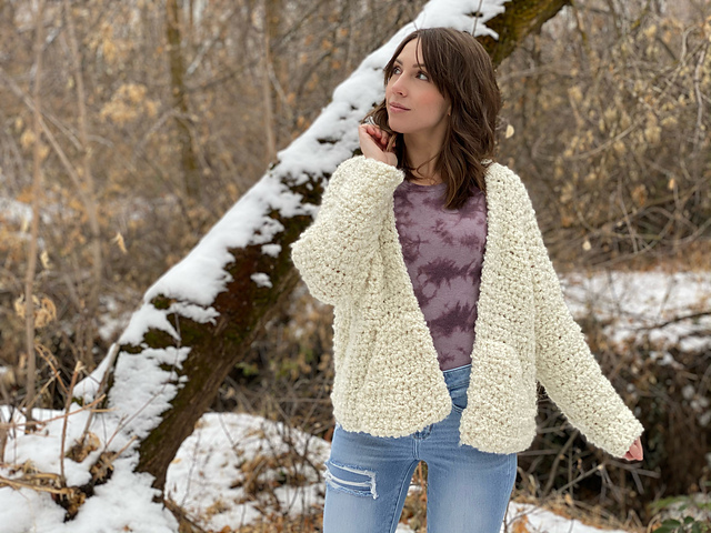 The Snowcap Cardigan