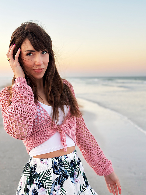 The Ocean Tied Cardi