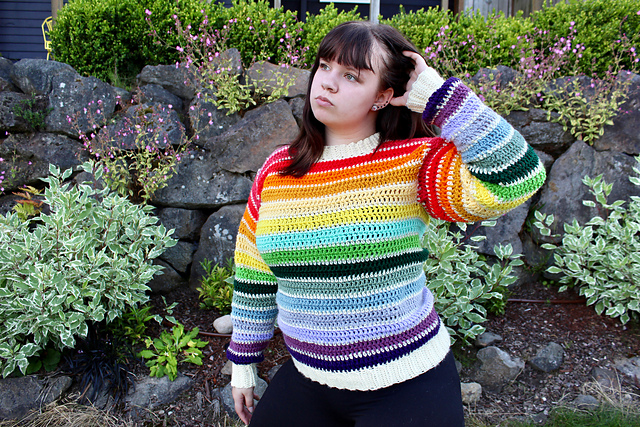 Scrappy Stripes Sweater