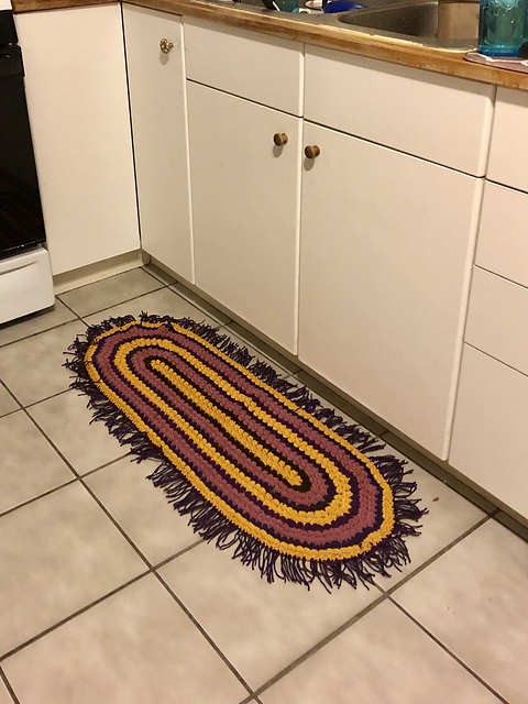 Bright and Gay Oval Rug #2