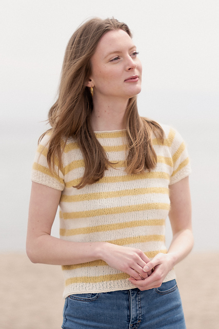 Ravelry: Striped Tee pattern by Claudia Quintanilla - EweKnit Toronto