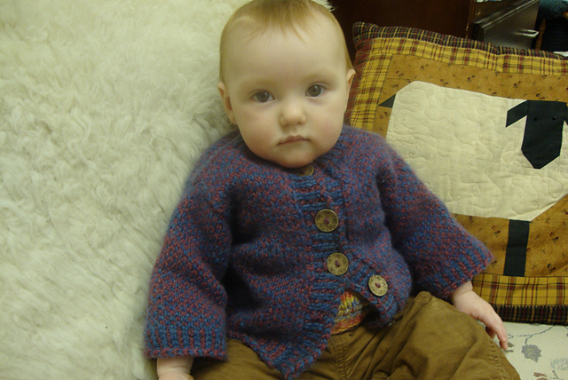 Frosty 2-Color Baby Coat
