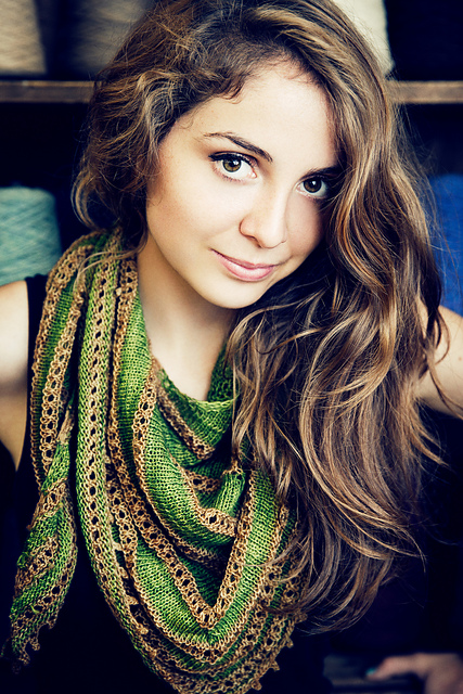 Wind Rows Shawlette