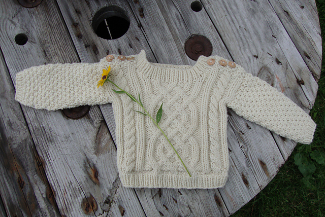 Ahoy Matey! Baby Fishermans Pullover