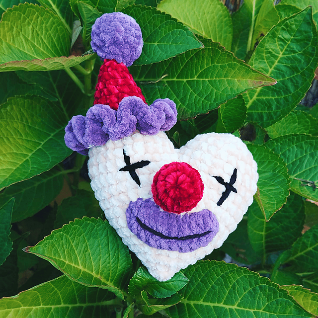 Silly clown heart :)