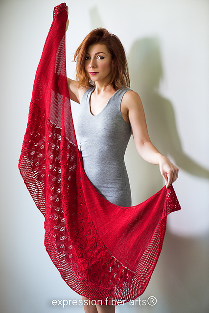 Autumn Cascade Shawl