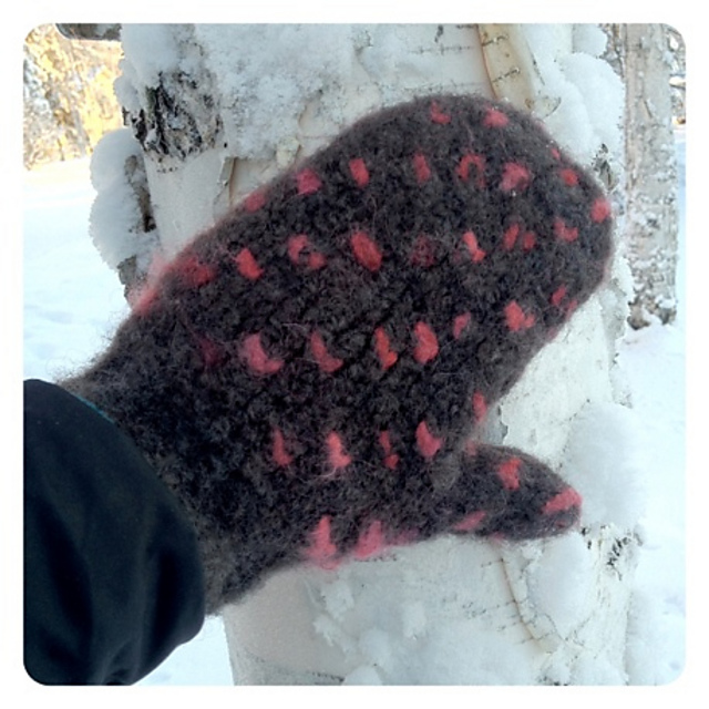 2-Hour Felted Thrummed Mittens