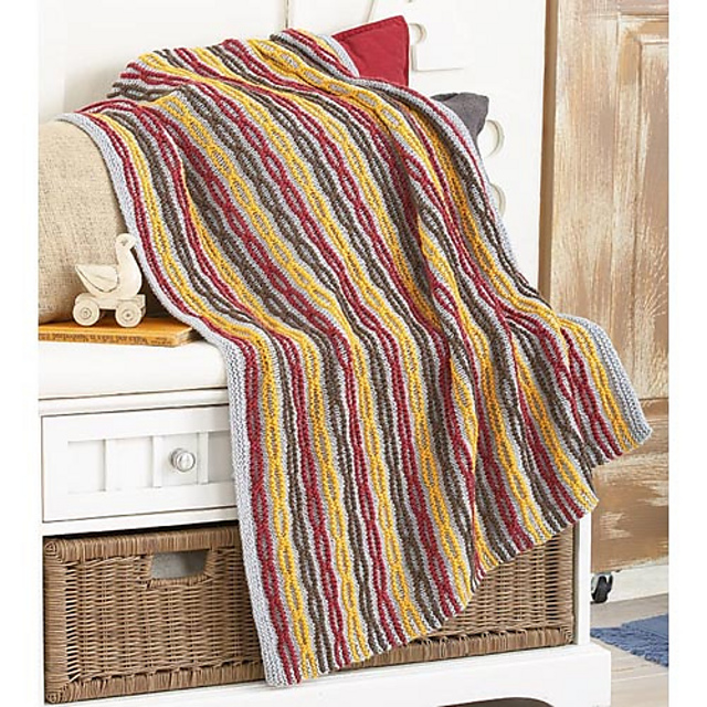 Chained Ribbons Baby Blanket