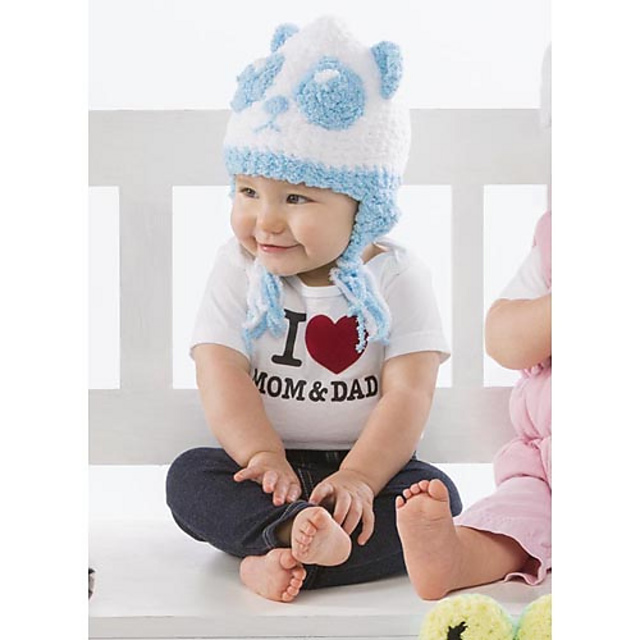 Ravelry Zookeeper Hats Panda Knit pattern by Rae Blackledge