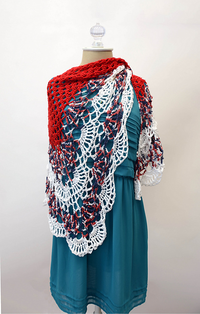 Firecracker Shawl