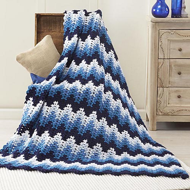 Nightshade Ripple Blanket
