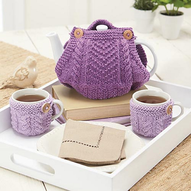 Gansey Teapot & Mug Cozies