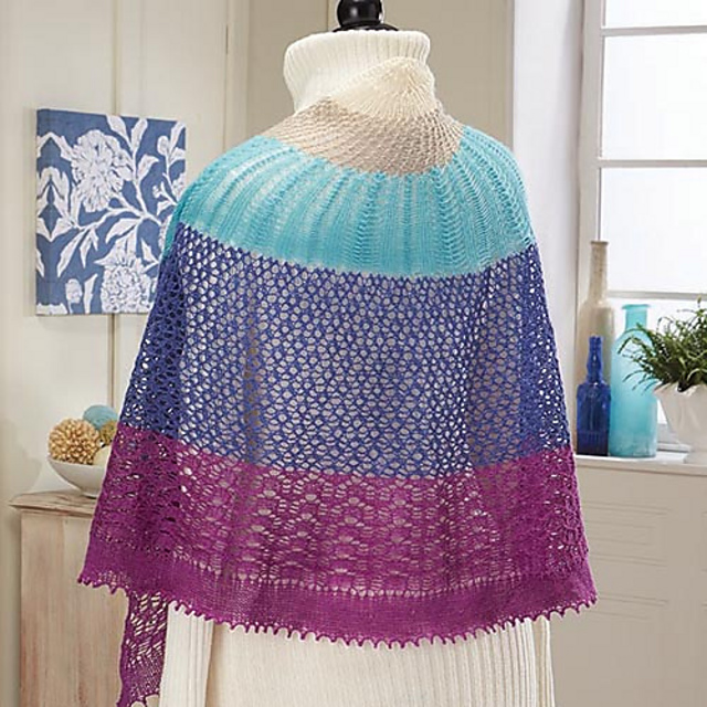Winter Dune Shawl