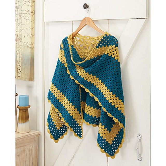 Solar Flare Shawl