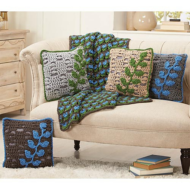 Leafy Vine Pillows