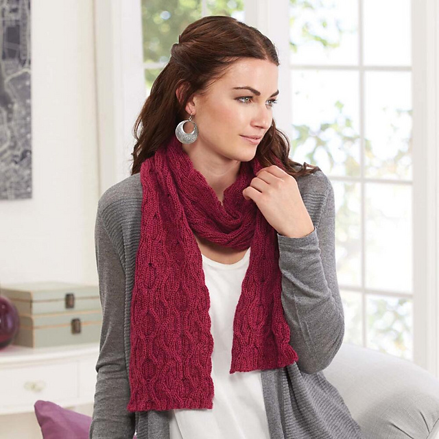 Bougainvillea Scarf