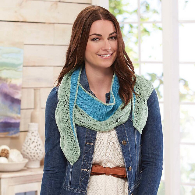 Spring Leaves Scarf
