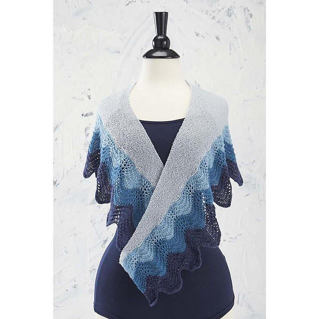 Superior Waves Shawl