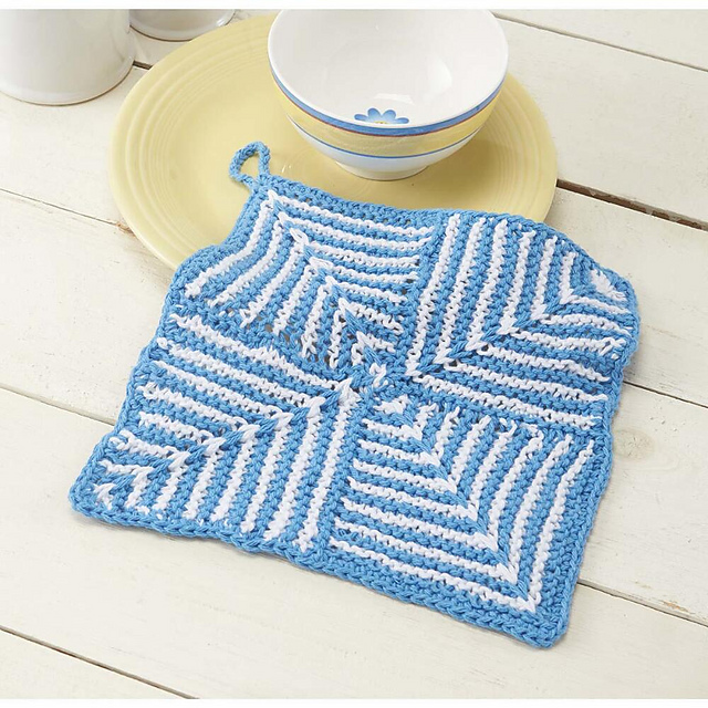Mitered Reflections Dishcloth