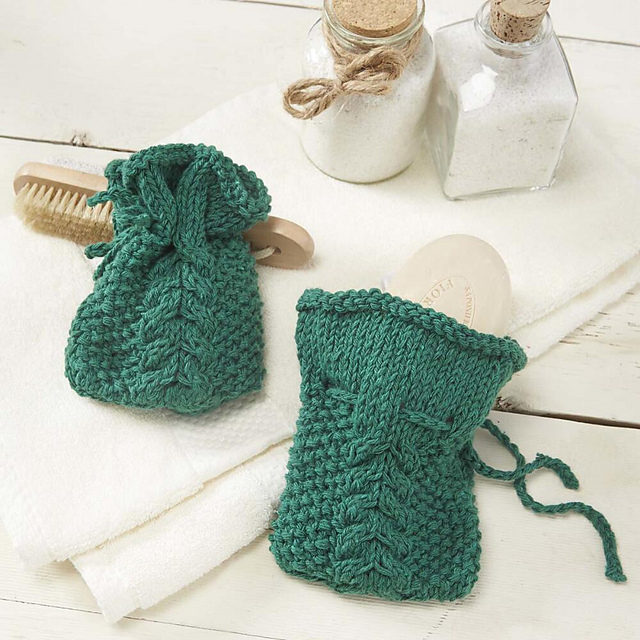 Cabled Soap Sachet