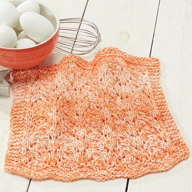 Arrowhead Lace Dishcloth
