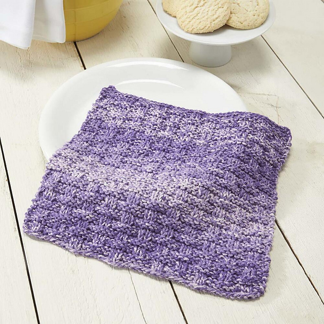 Basket Weave Dishcloth