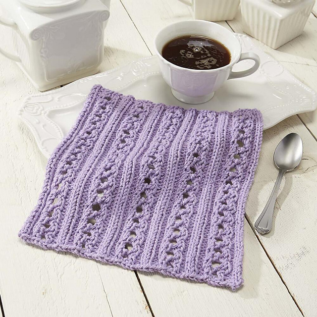 Eyelet Rib Dishcloth