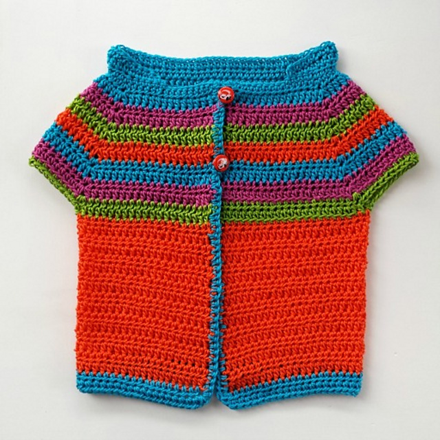 Schema mini cardigan smanicato