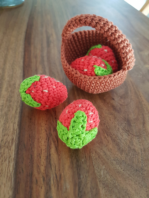 Amigurumi strawberry