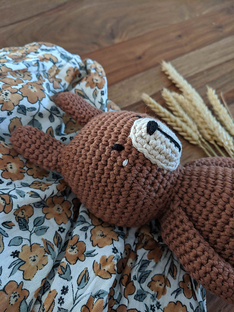 Bernie the crochet bear