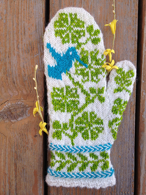 Mittens Spring Hummingbird Mittens