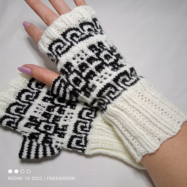 Handstulpen Mosaik #1