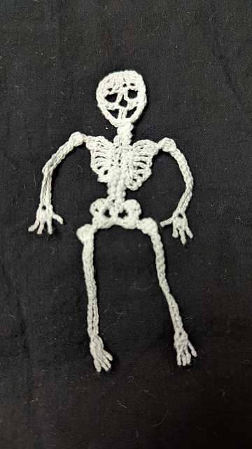 Lacy Skeleton Applique