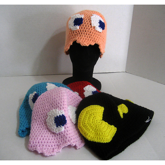 Video Game Inspired Ghost Hats