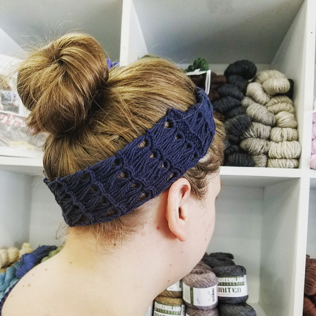 Broomstick Lace Headband