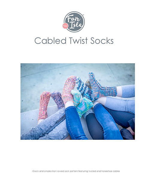 Cabled Twist Socks