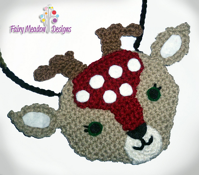 Little Deer Purse or candy cane holder