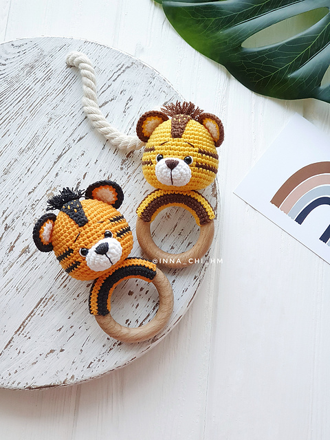 Cute Tiger rattle