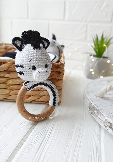 Zebra rattle