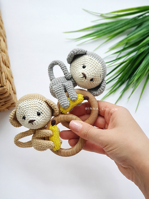Monkey with banana